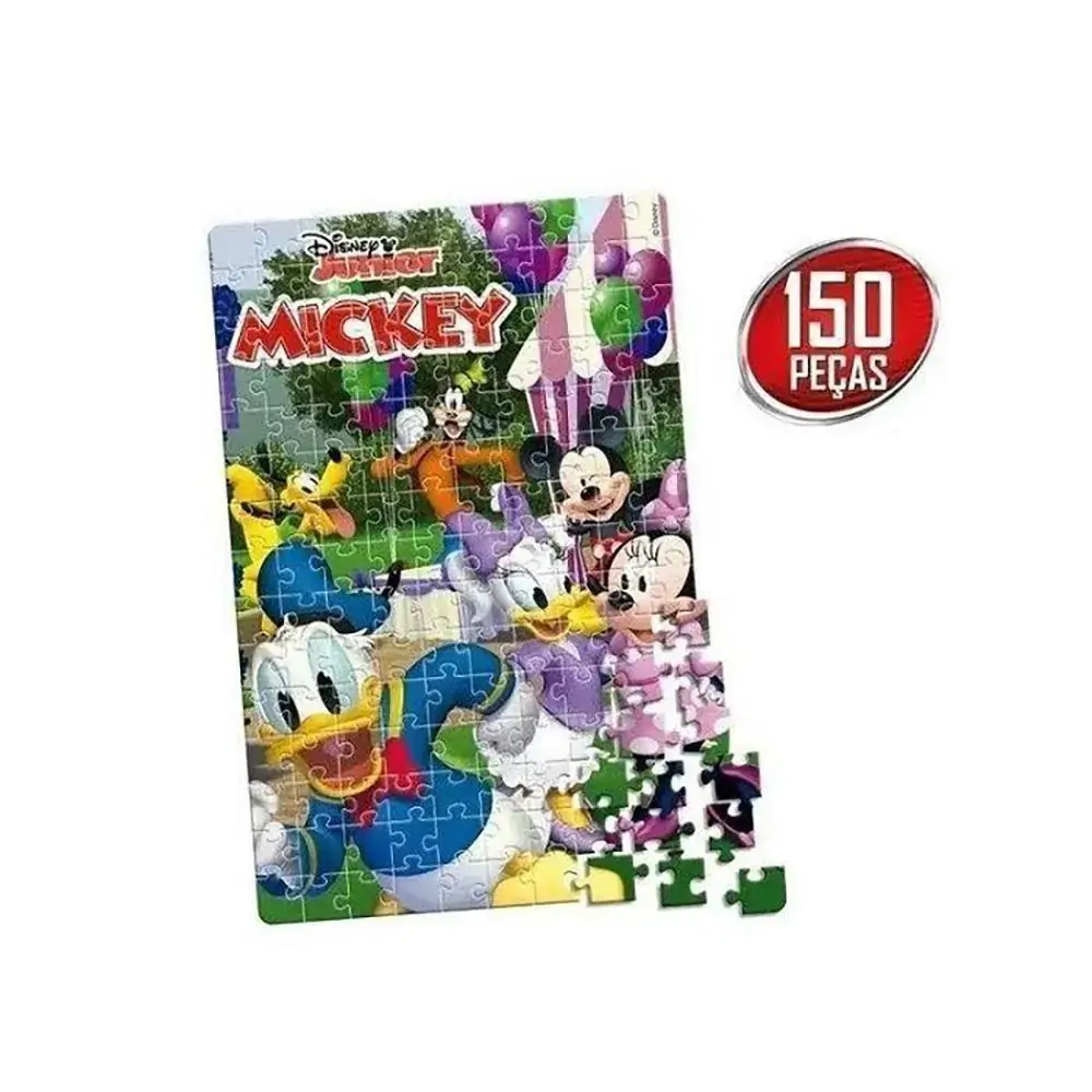 Quebra Cabeca Mickey Disney Jr Toyster 150 Pecas 15462
