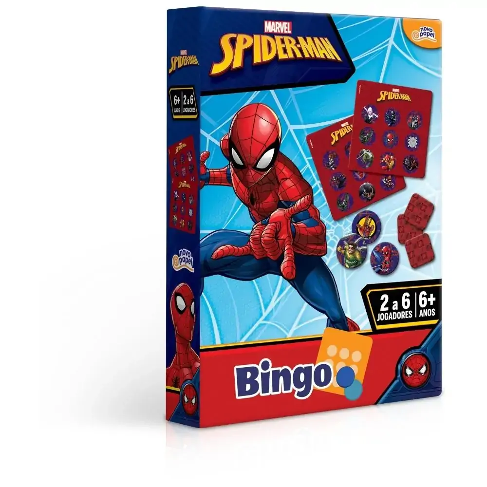 Jogo Bingo Homem Aranha Toyster 15477