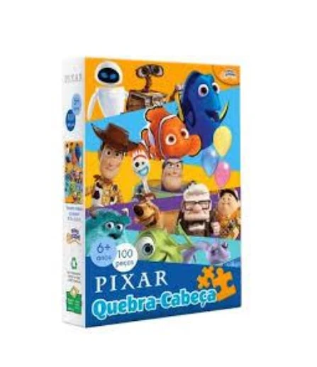 Isakids Quebra Cabeca Pixar 100 Pecas 1x3