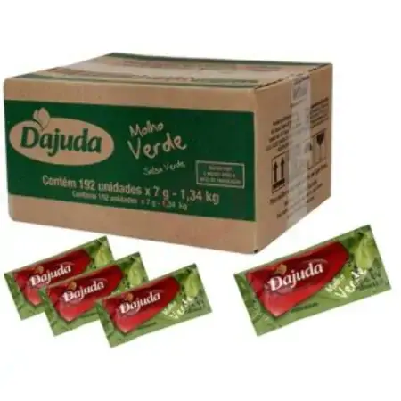 Molho Verde D Ajuda 7g Sachet C/192