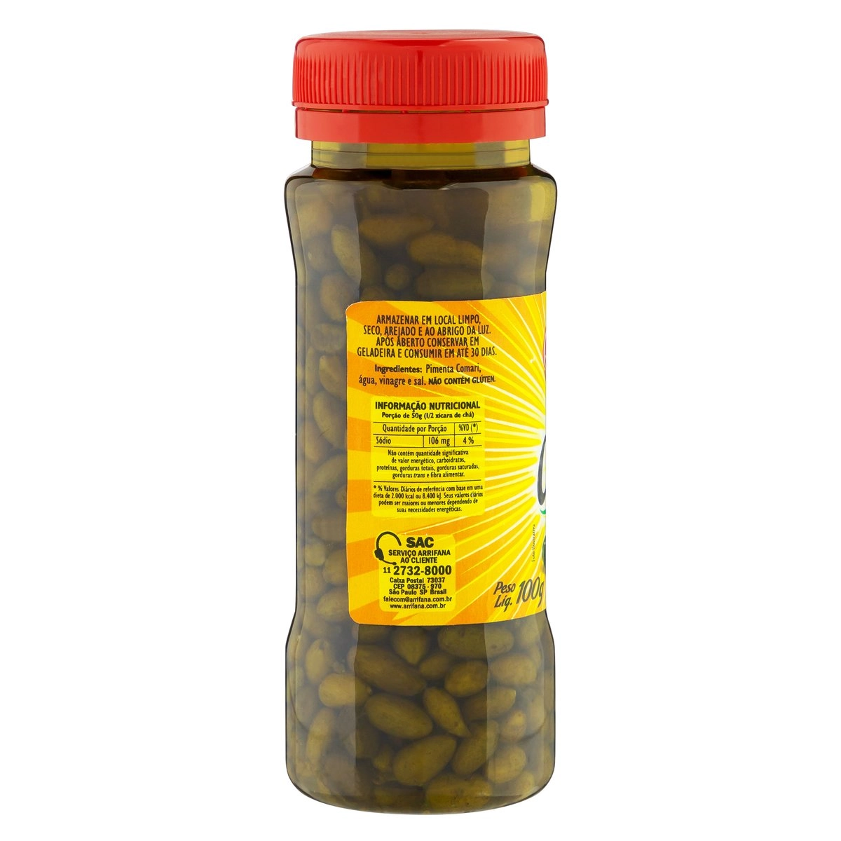 Pimenta Comari Em Conserva Arrifana Frasco 70g