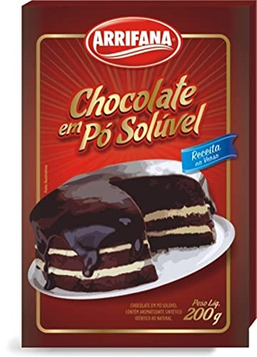 Chocolate Arrifana 200gr Po Soluvel
