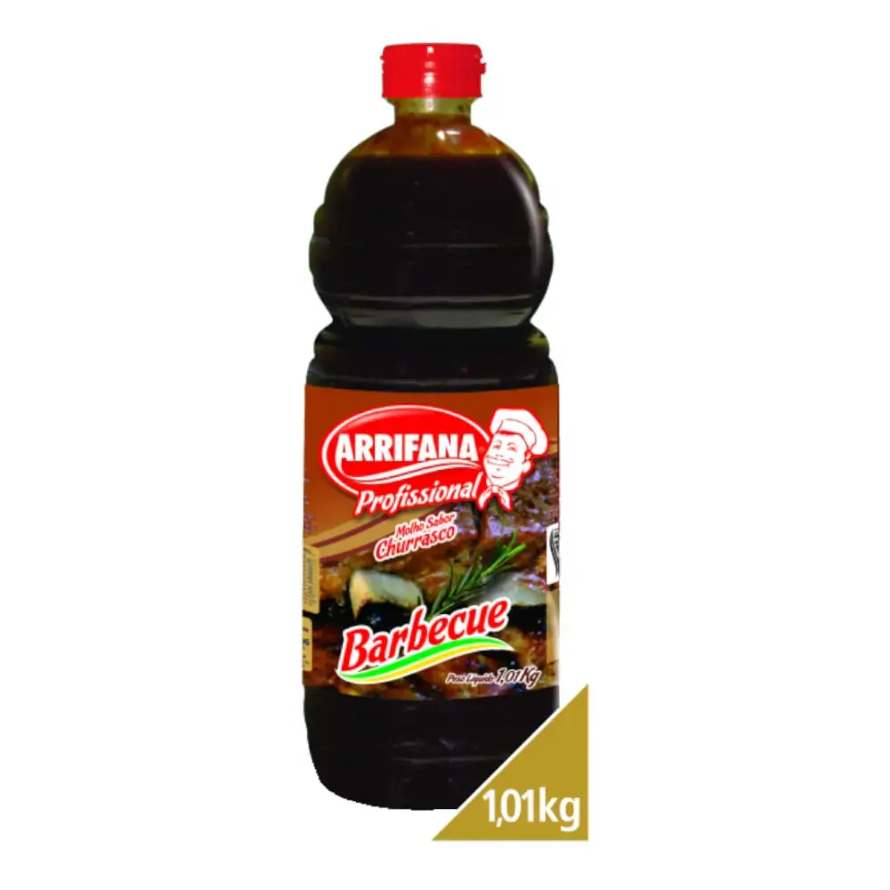Molho Barbecue Arrifana Profissional Garrafa 1,01kg