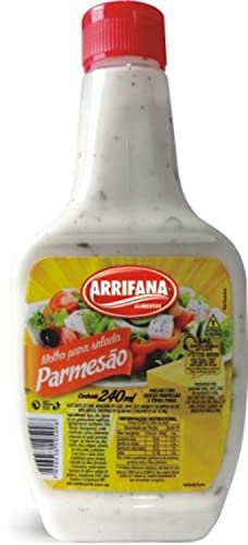 Molho Para Salada Parmesão Arrifana Squeeze 240ml