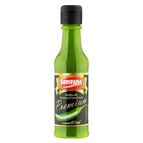 Molho De Pimenta Verde Extraforte Arrifana Premium Frasco 60ml