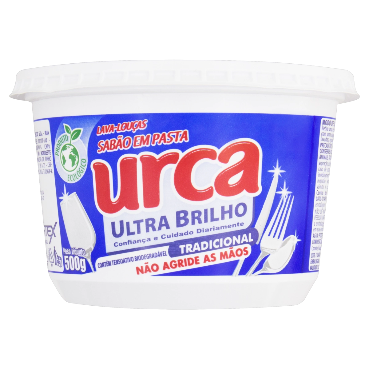 Sabão Em Pasta Tradicional Urca Pote 500g