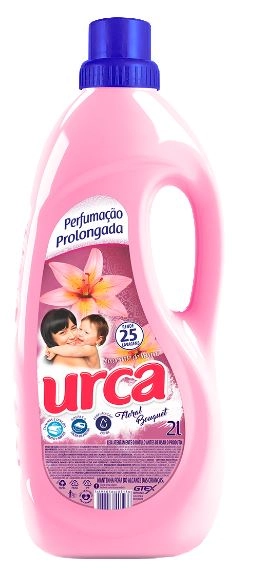 Amaciante De Roupa Diluído Floral Bouquet Urca Frasco 2l