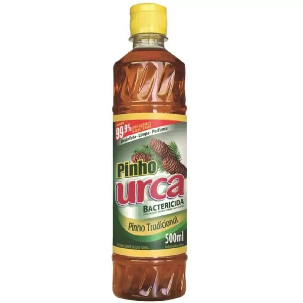 Desinfetante Bactericida Pinho Tradicional Pinho Urca Frasco 500ml
