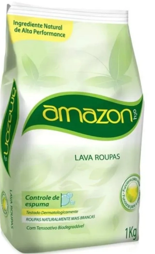 Lava Roupas Pó Amazon H2o Pacote 1kg