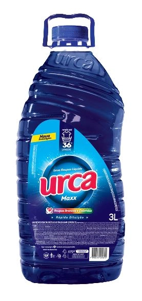Lava-Roupas Líquido Azul Urca Maxx Galão 3l