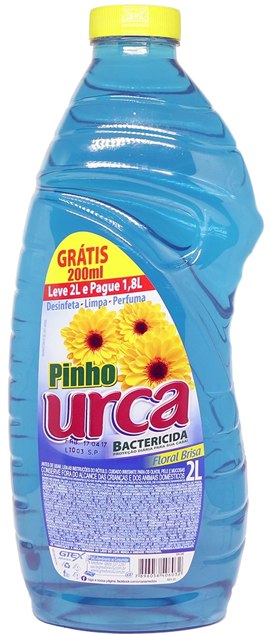 Desinf.urca Floral Azul Lv2lt Pg1.8lt