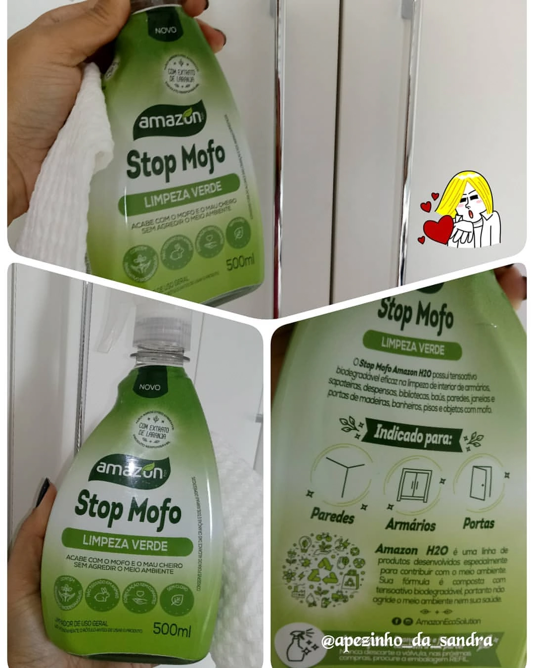 Stop Mofo Amazon Limp Verde Refil 500ml
