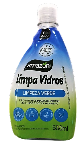 Limpa Vidros Amazon Limp Verde Gatilho 500ml