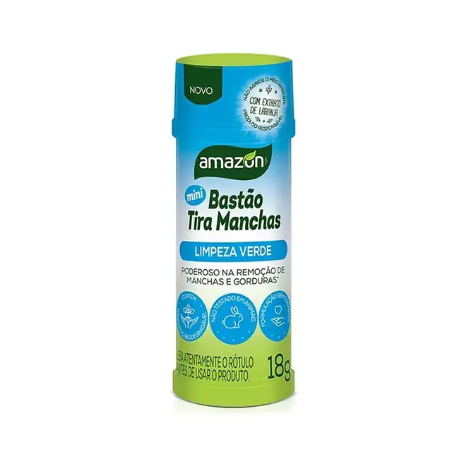 Tira Manchas Amazon Limp Verde Bastao Mini 18g
