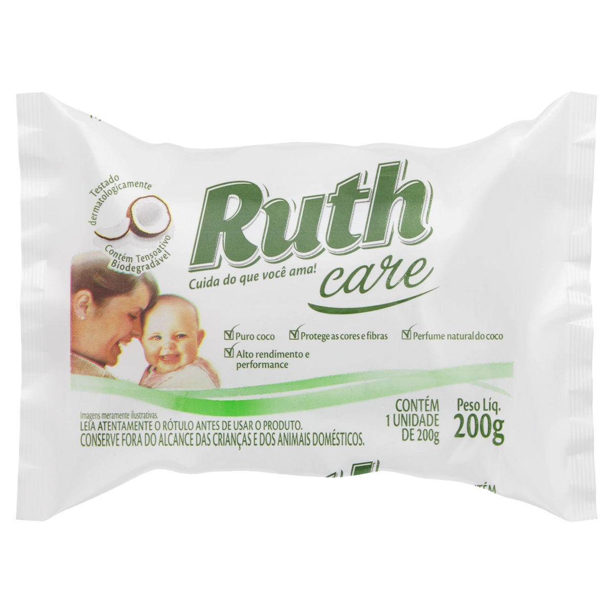 Sabao Pedra Ruth Care Coco 180gr