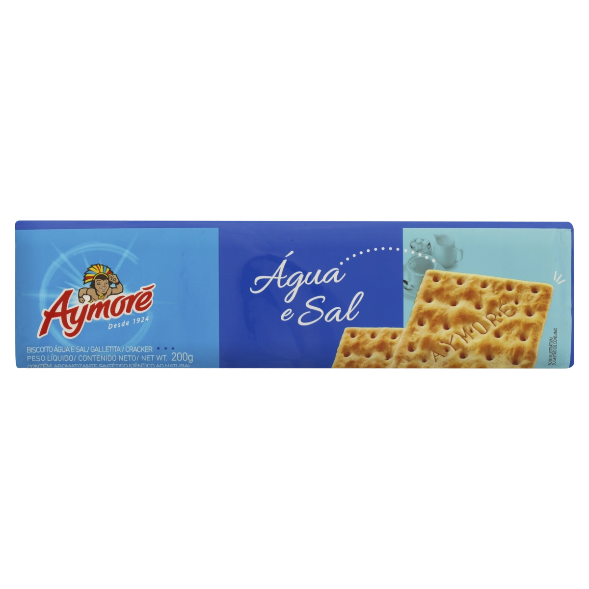 Biscoito água E Sal Aymoré Pacote 200g