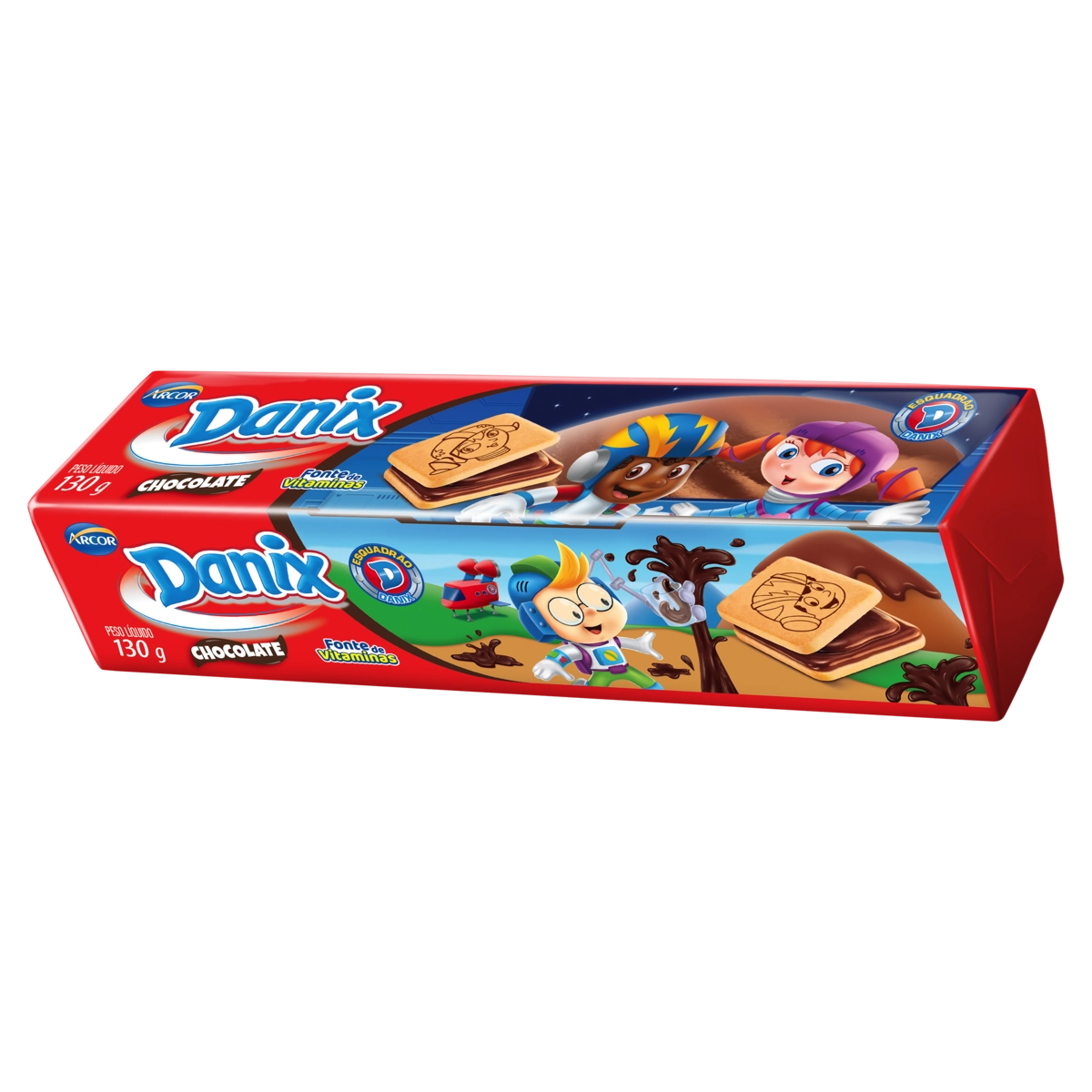 Biscoito Danix Arcor Recheado Choco Choco