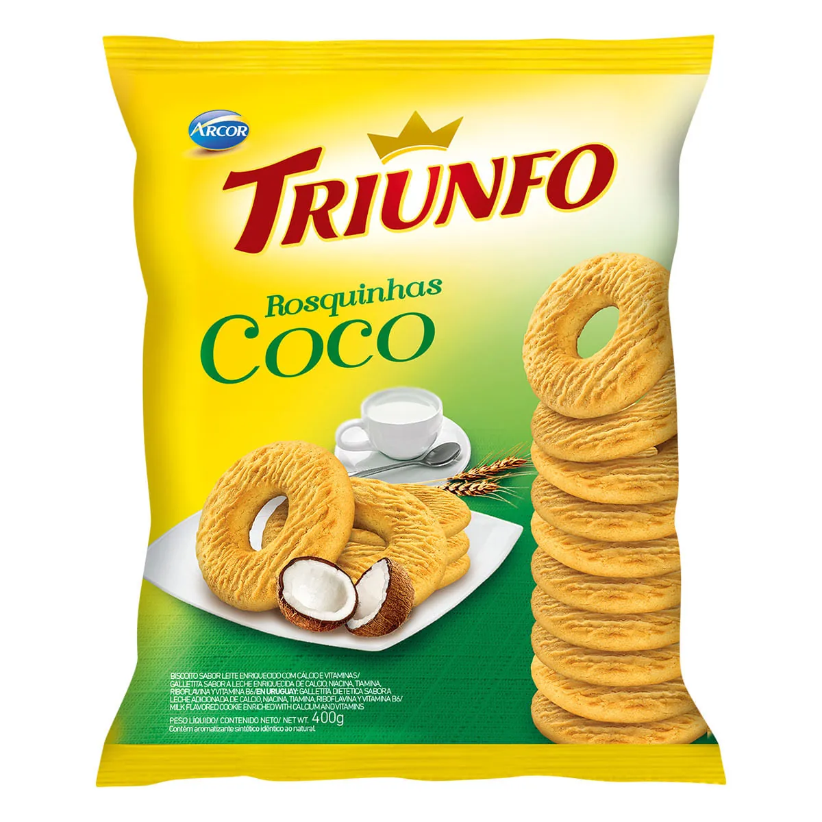 Rosquinha de Coco Triunfo 400g