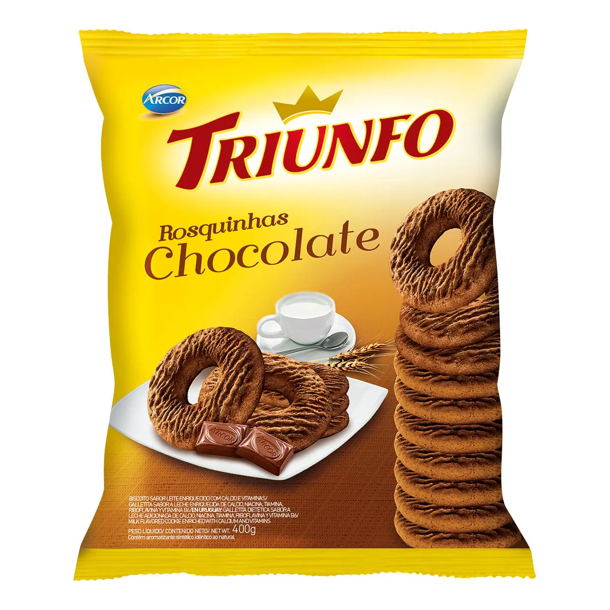 Rosquinha de Chocolate Triunfo 400g