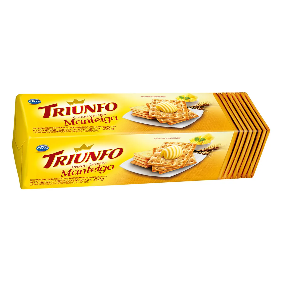 Biscoito Cream Cracker Manteiga Triunfo 200g