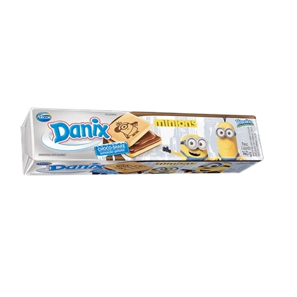 Biscoito Danix Arcor Recheado Choco Shake