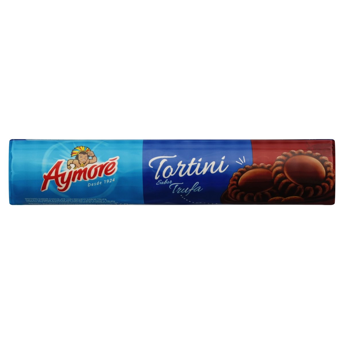 Biscoito Tortini Recheio Trufa Aymoré Pacote 140g
