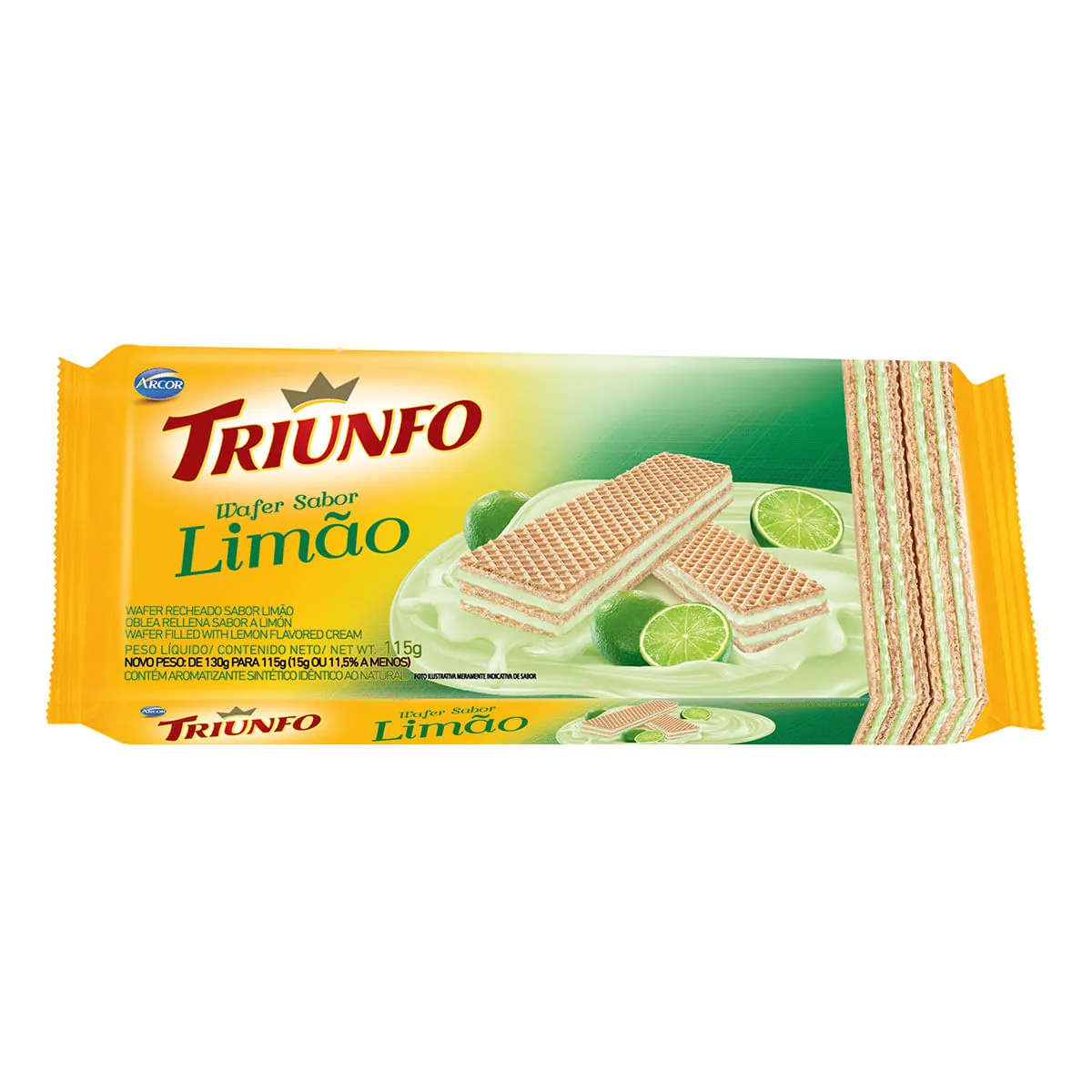 Wafer de Limão Triunfo 115g