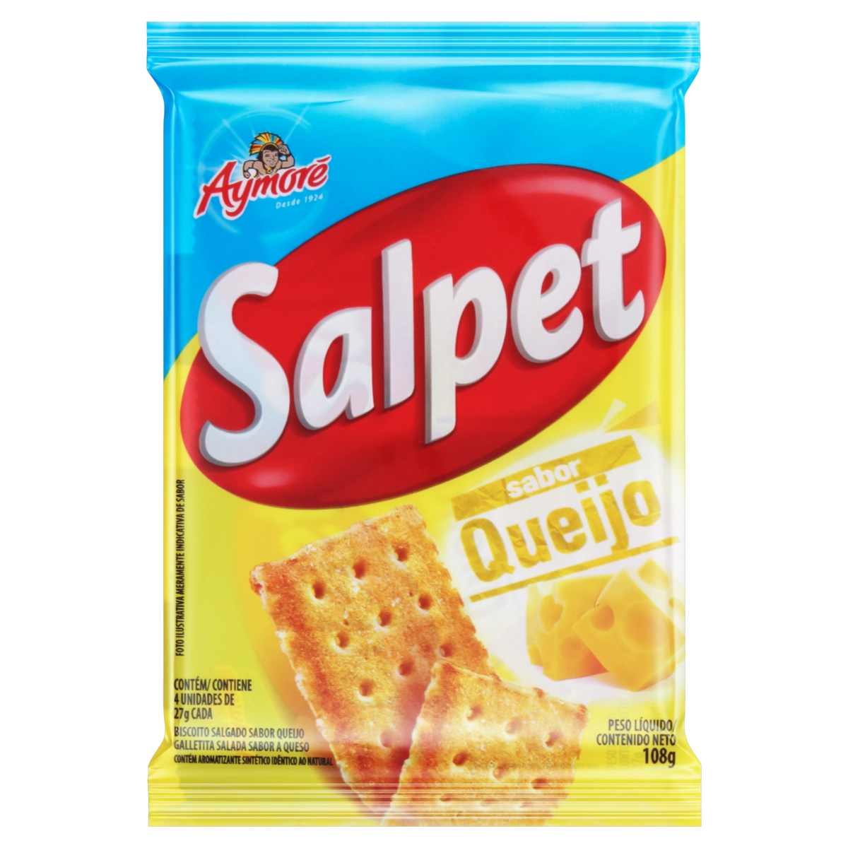 Biscoito Queijo Aymoré Salpet Pacote 108g