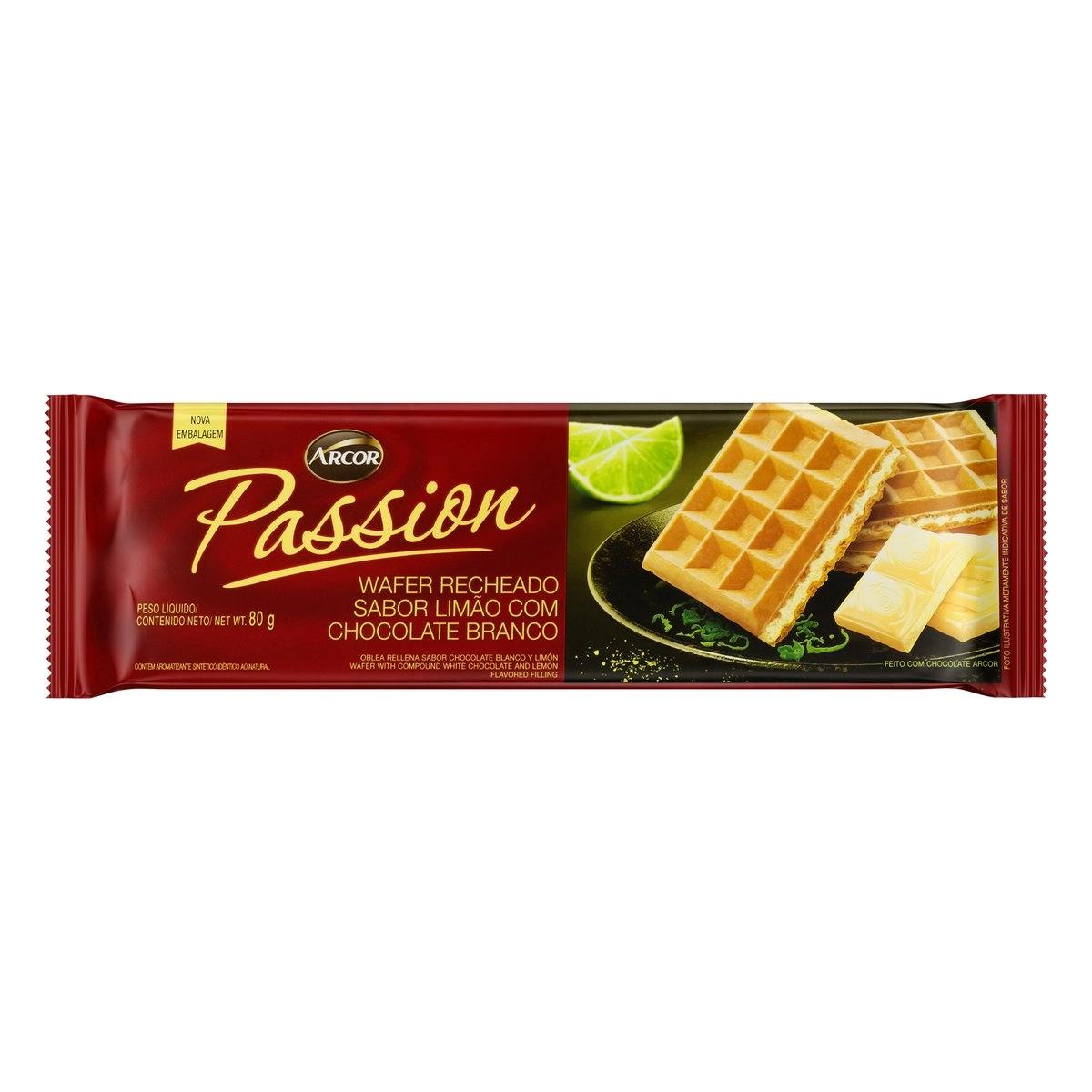 Bisc Triunfo Wafer 80g Passion Limao