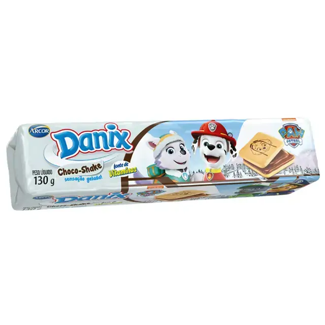 Biscoito Recheio Choco Shake Danix Pacote 130g