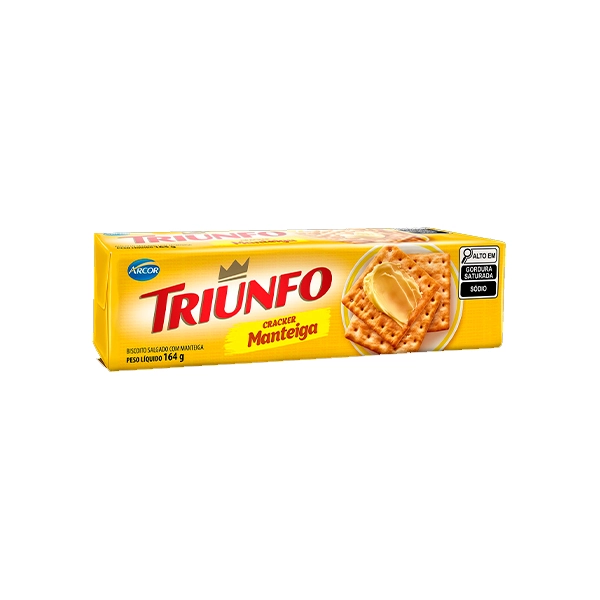 Biscoito Cracker Manteiga Triunfo 164g
