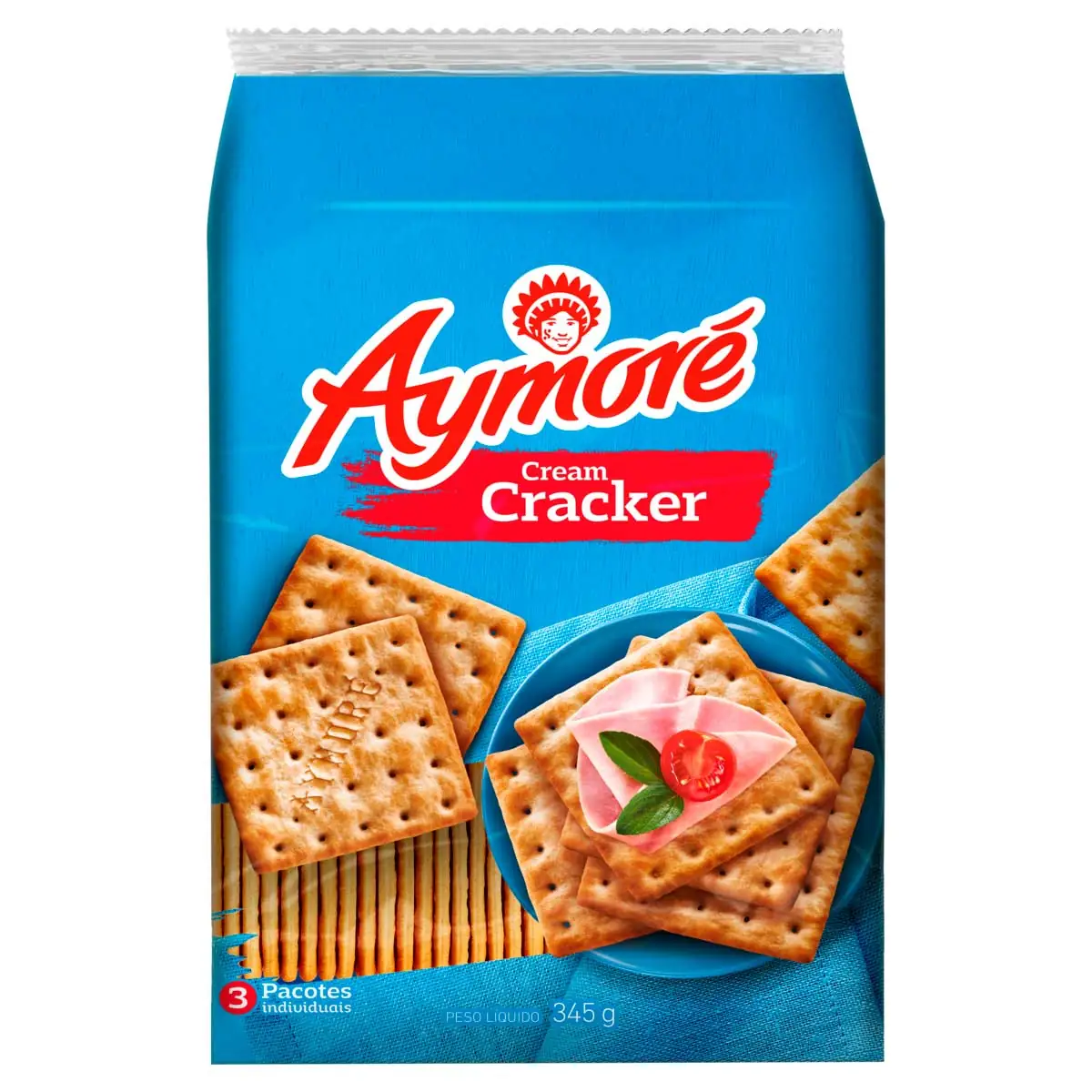 Biscoito Cream Cracker Aymoré 345g