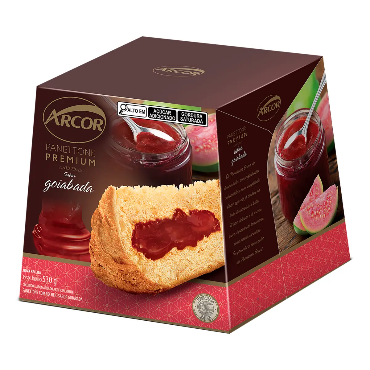 Panettone Arcor Recheado Goiaba 430g