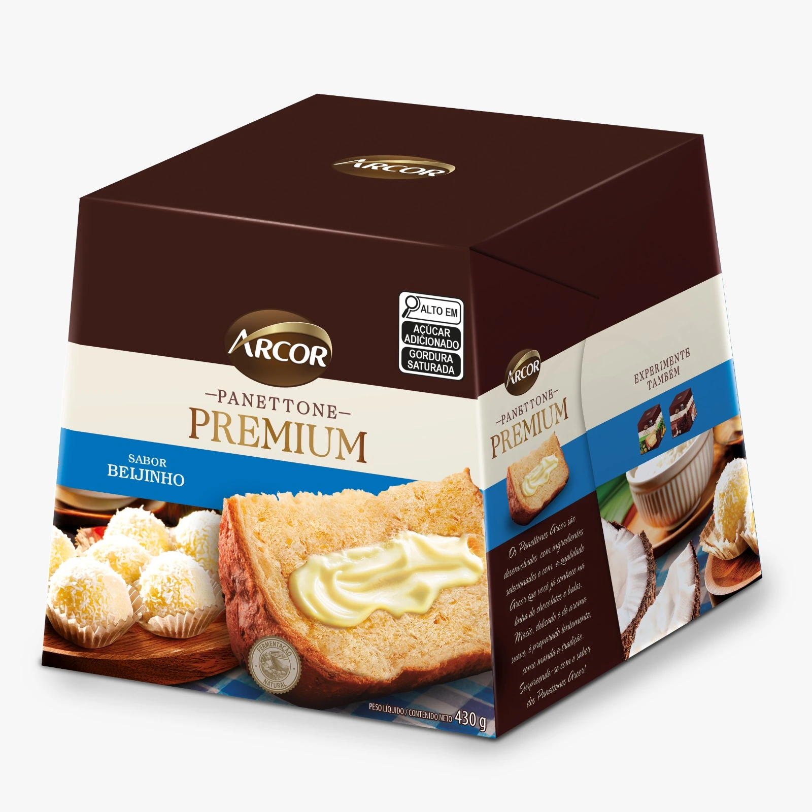 Panettone Arcor Premium Beijinho 430g