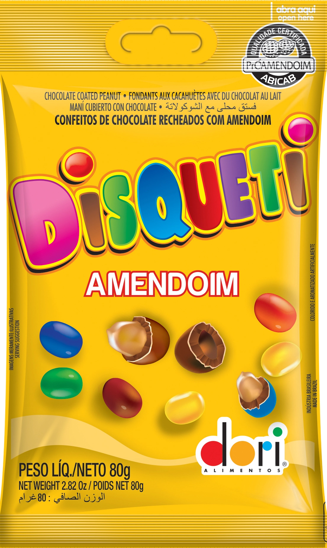 Chocolate Disqueti Amendoim