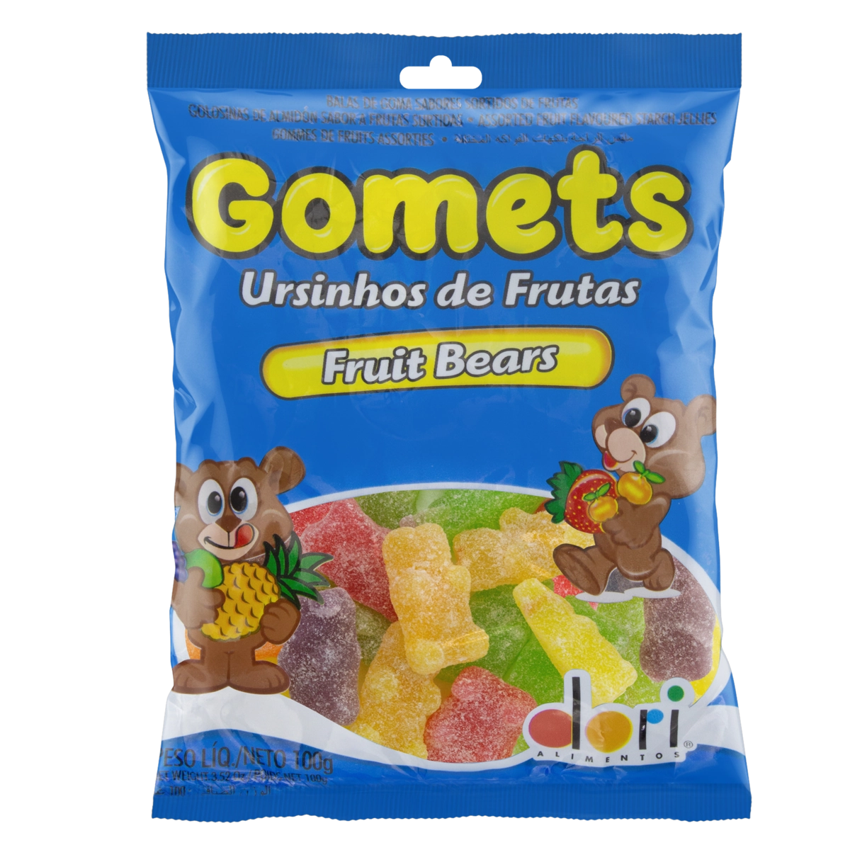 Bala Dori Goma Ursinhos De Frutas