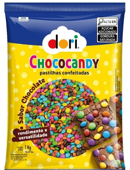 Chococandy Pastilha Conf Color 10x1kg