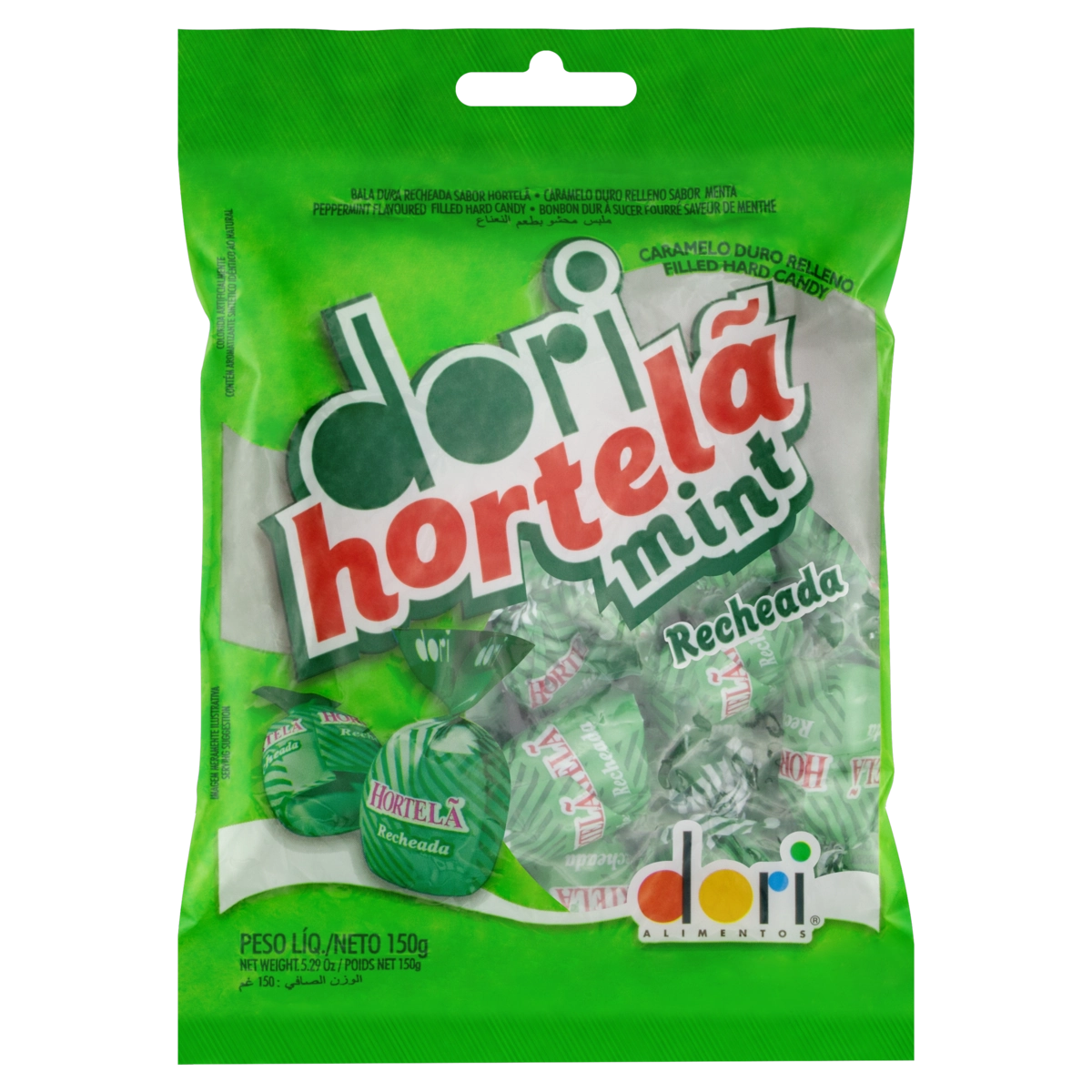 Bala Dori Recheada Hortela