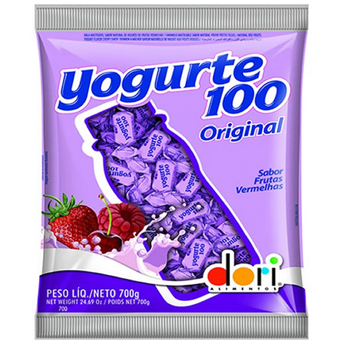 Bala Dori Yogurte Frutas Vermelhas