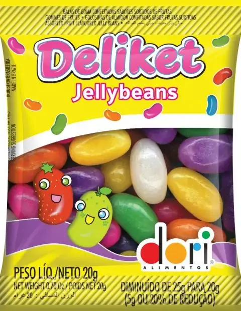 Goma Dori Deliket Mini Frutas 30x20g
