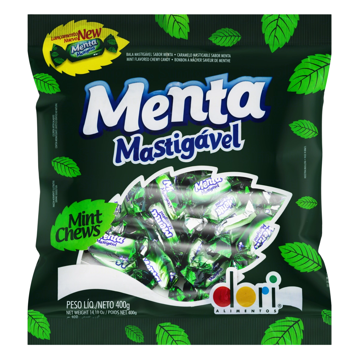 Bala Menta Dori Pacote 400g