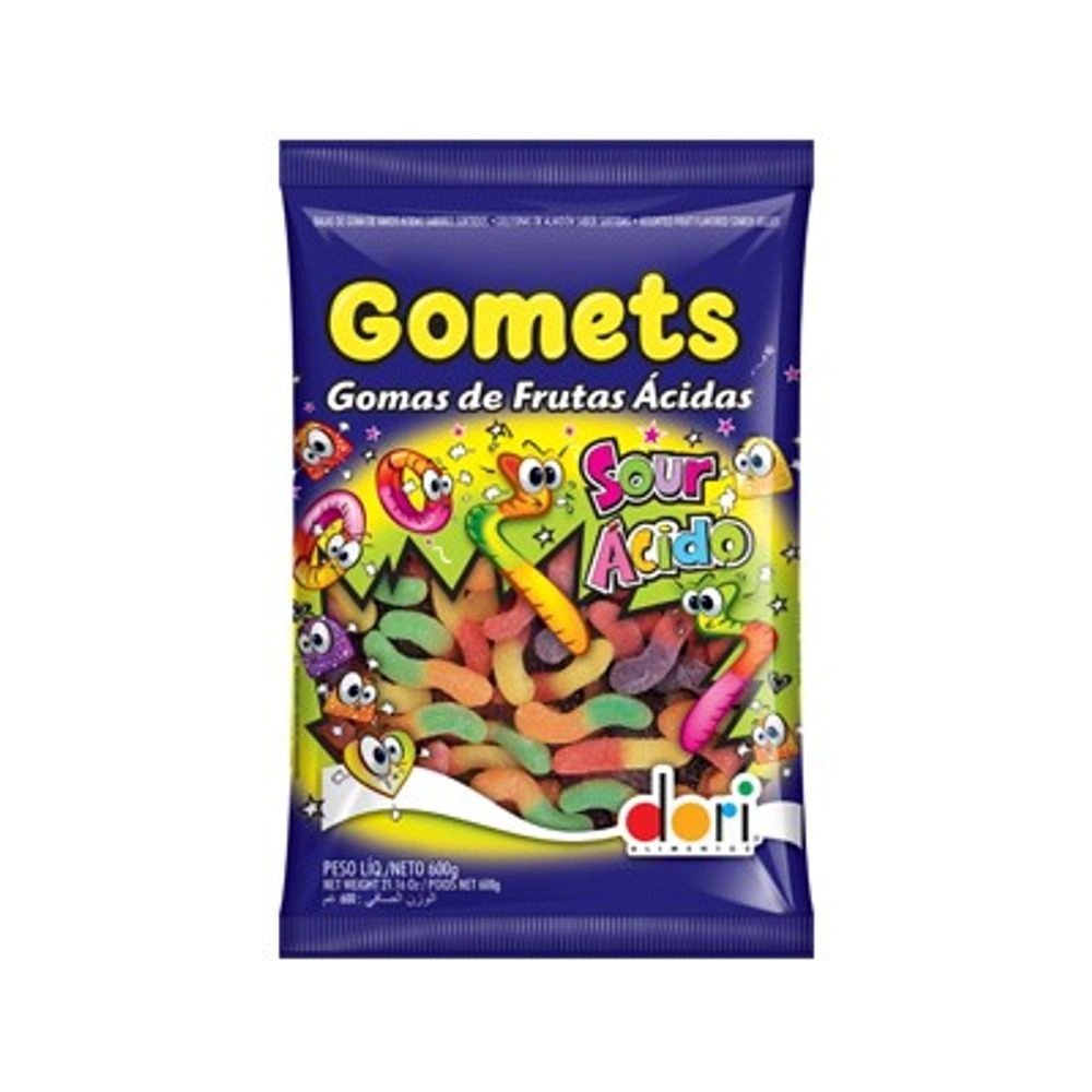 Bala Gomets Dori Minhocas ácidas