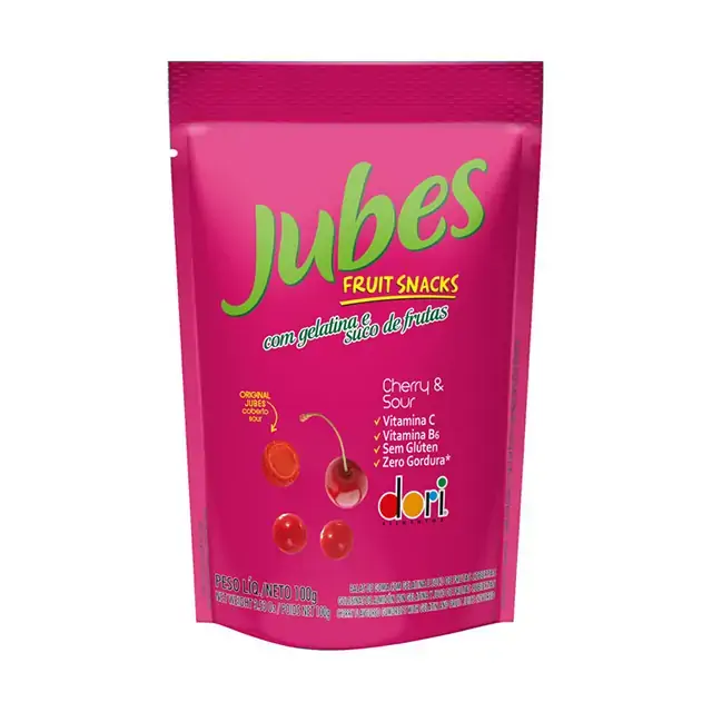 Bala Jubes Fruit Snacks 100g Cherry Sour