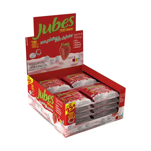 Balas Dori Jubes Fruit Iog 25g Morango