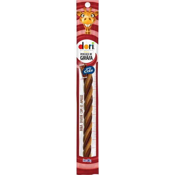 Bala Regaliz Dori 30g Pescoco Girafa Gota Cola
