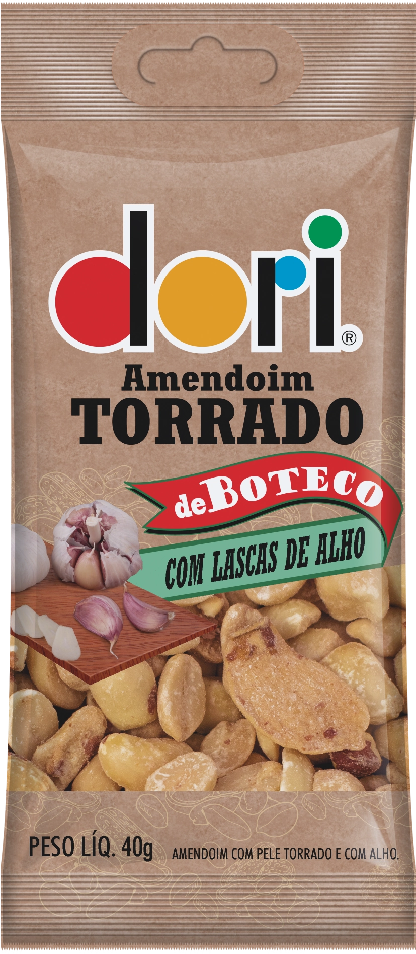 Amendoim Dori De Boteco 40gr Cebolac/lascas