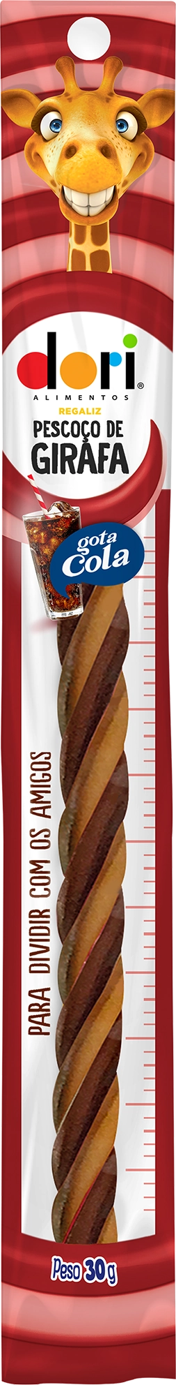 Bala Regaliz Dori 30g Pescoco Girafa Gota Cola Acido