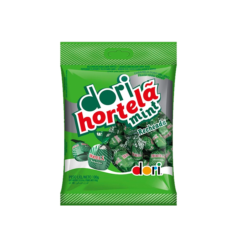 Bala Recheio Hortelã Dori Pacote 100g