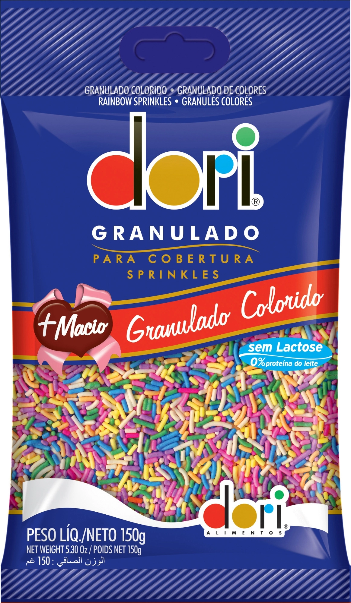 Choc Granulado Dori Colorido 120g