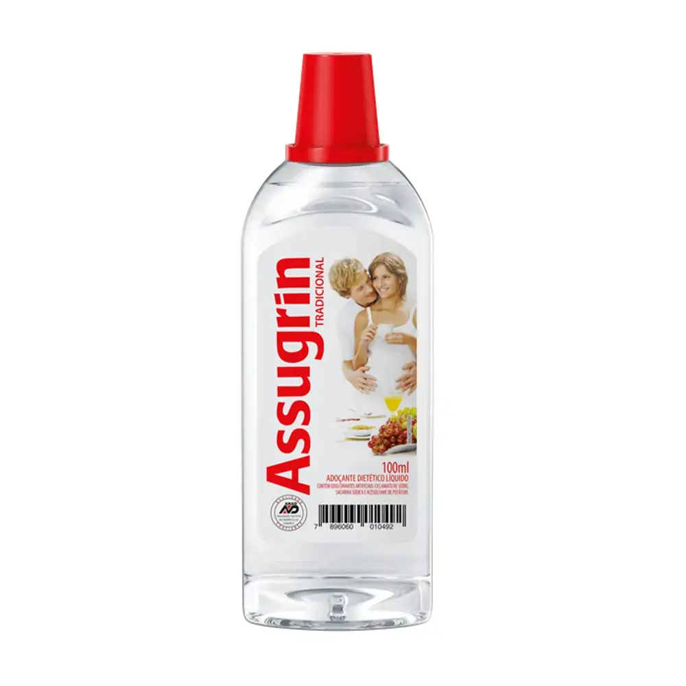 Adoçante Líquido Tradicional Assugrin Frasco 100ml